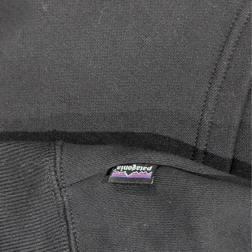 Patagonia Hoodie L Black “Protect Our Home Water” Trout Embroidered Pullover - Picture 3 of 6